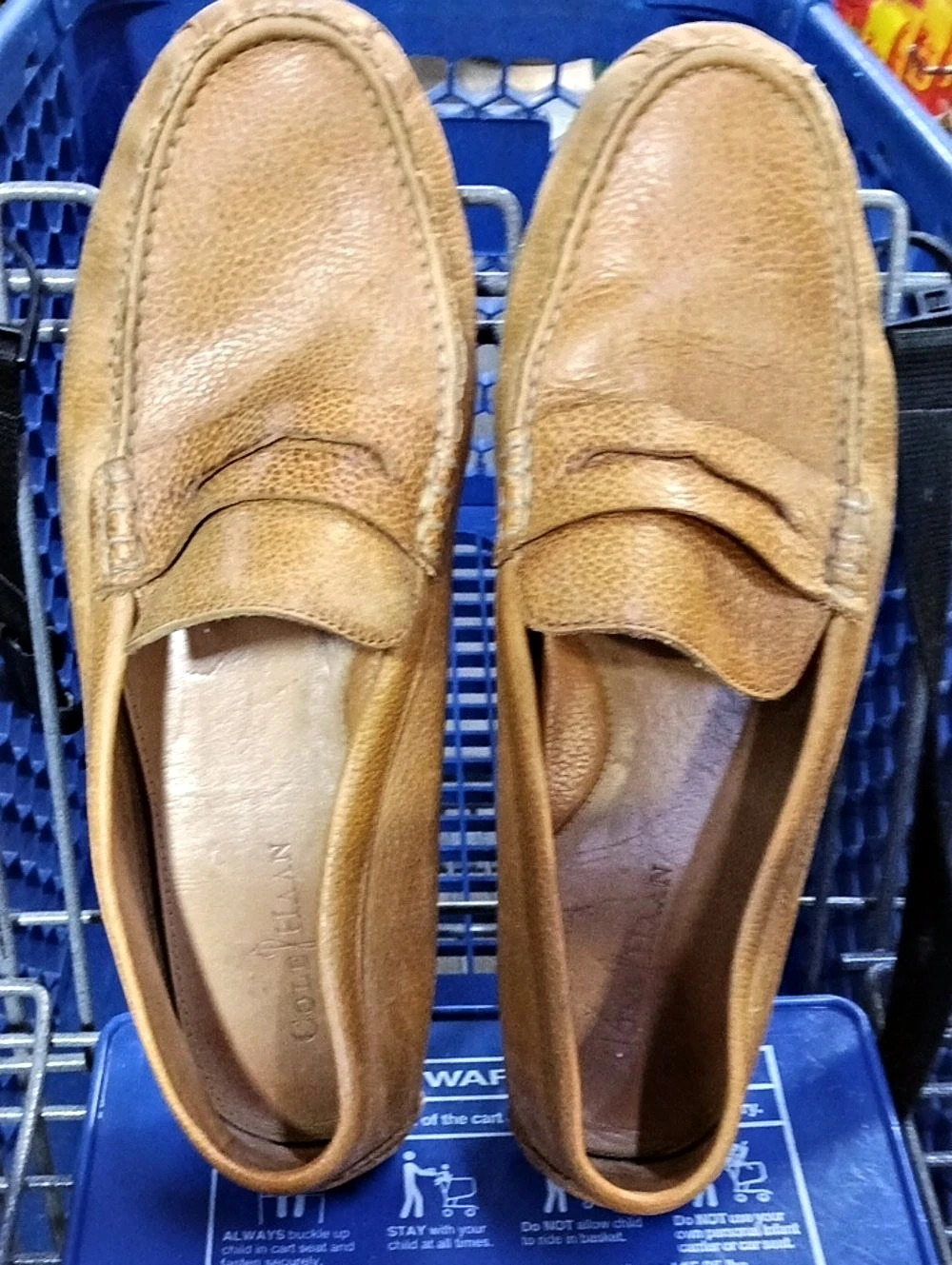 Cole Haan Brown Slip-On Driving Moccasins